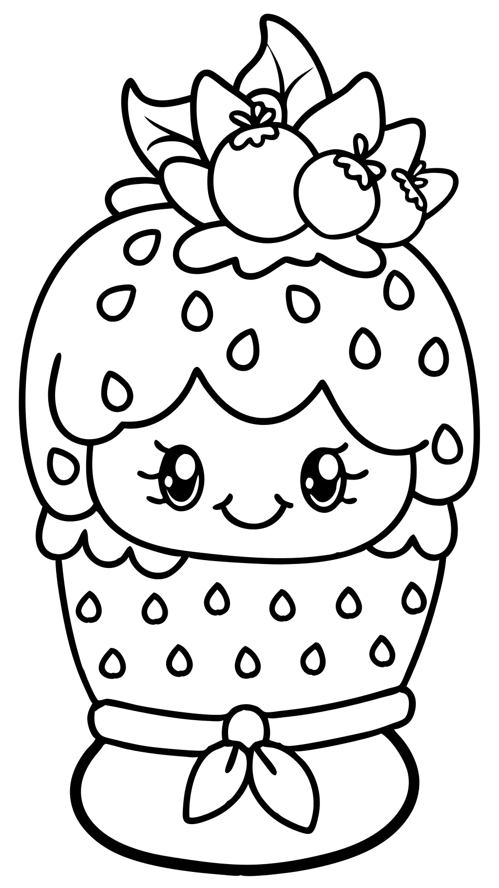 strawberry shortcake coloring pages printable